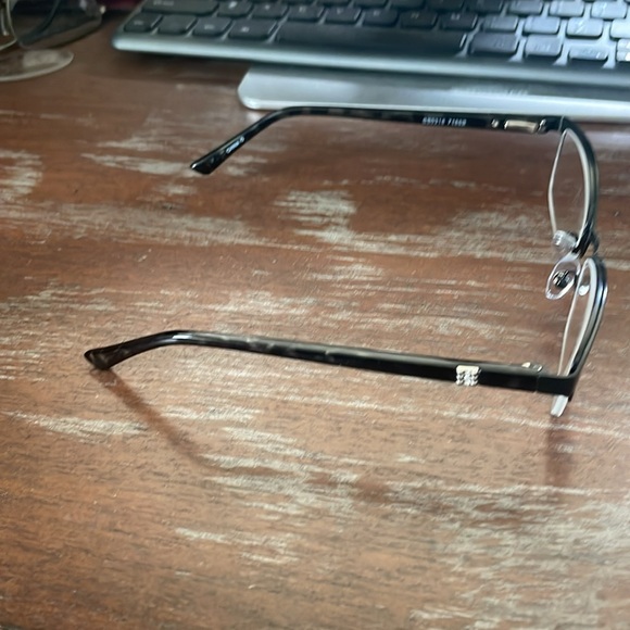 Design Optics by Foster Grant +1.50 black pattern eyeglasses with rhinestones - Picture 14 of 15